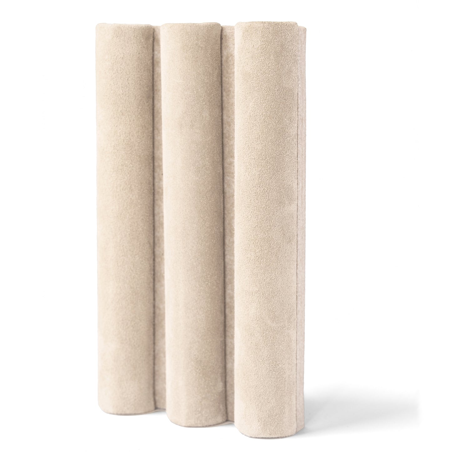 Calma (Ivory) Suede Acoustic Wall Panel Sample