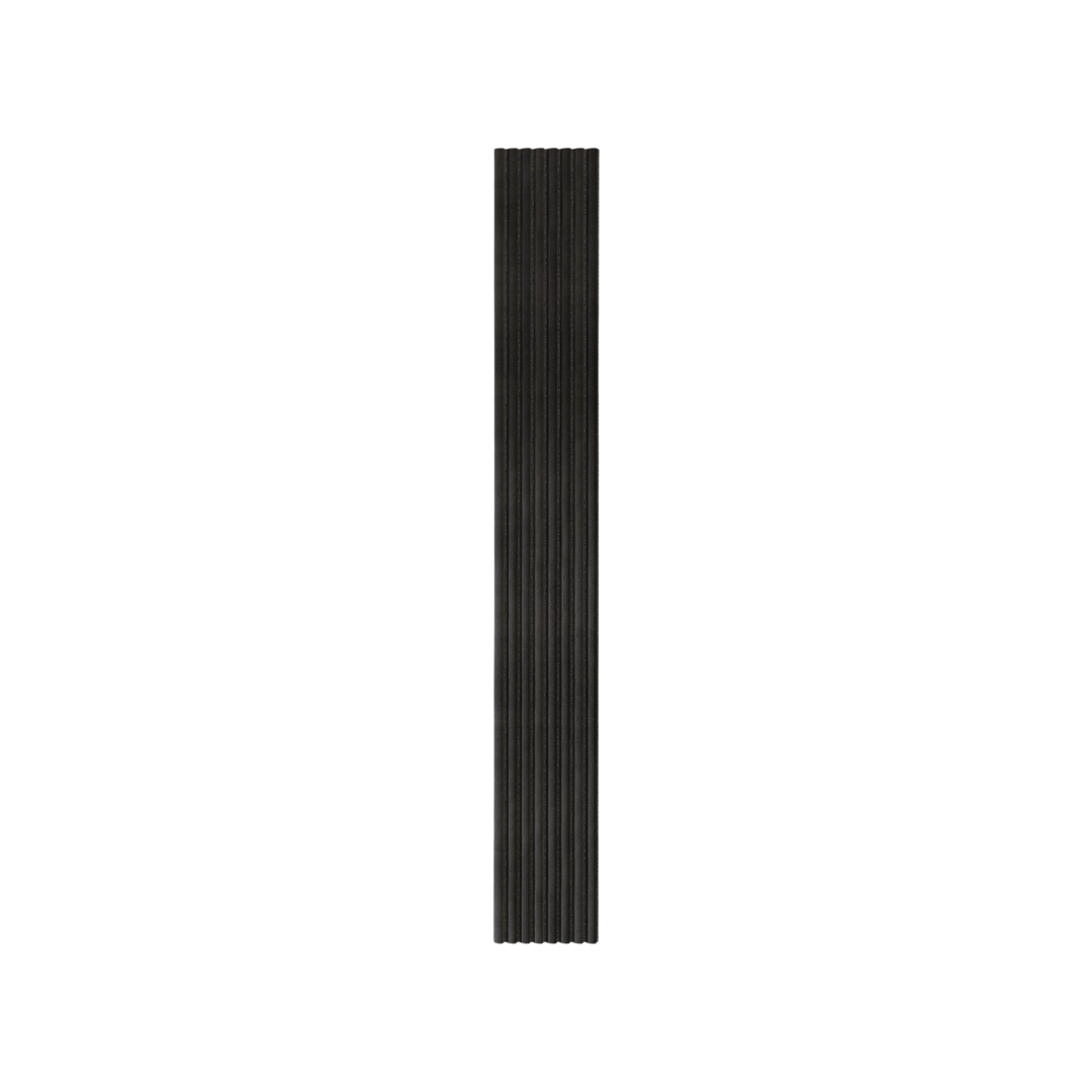 Nyx (Deep Black) Suede Acoustic Wall Panel Sample