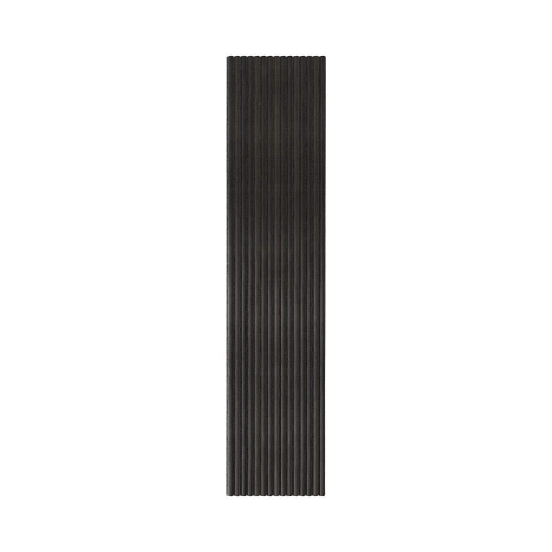 Nyx (Deep Black) Suede Acoustic Wall Panel Sample