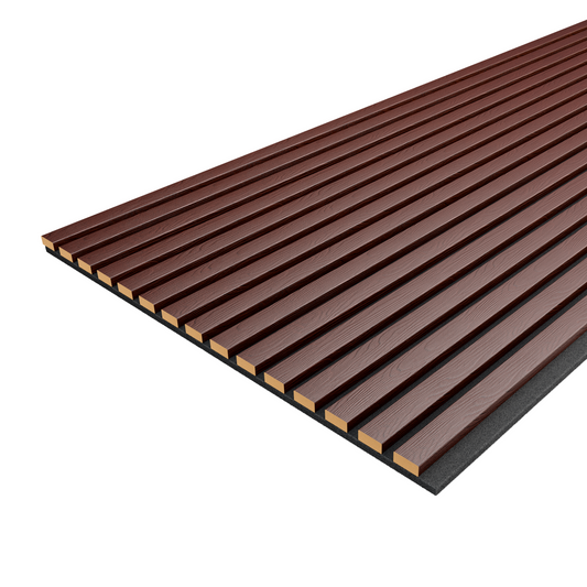 Mocha (Dark Walnut)  Monon Ikos Acoustic Wall Panel Sample